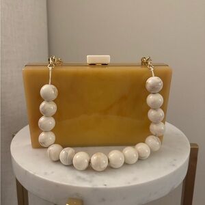 Zara Clutch with Beaded Handle